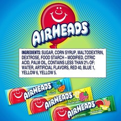 Delightful Sour Taffy Candy: Watermelon, Blue Blast & Lemon Bar Box – 9 Count
