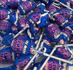 Blow Pop Blue Razz Berry Bubble Gum Filled Lollipop Bulk Wrapped Candy(4 Pounds)
