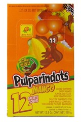 Pulparindo 60 Pcs Watermelon & Mango Bite Size Hard Shell Balls Mexican Candy