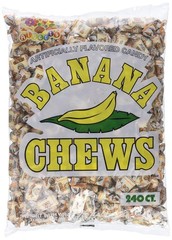 Albert’s Banana Chews 240 Count Candy- Bananas Alberts – pack of 1 bag
