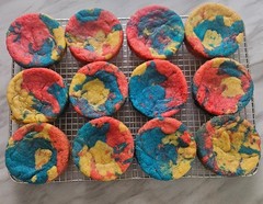 Handmade fresh baked Superman Cookies, 4oz Cookie, Soft baked Thick & Chewy
