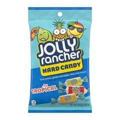 JOLLY RANCHER Tropical Fruit Flavored Hard 6.5 Ounce (Pack of 12), Assortment