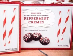 2 Packs Trader Joe’s Dark Chocolate Covered Peppermint Cremes 7oz Each = 14 oz