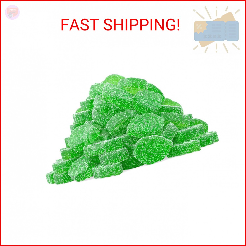 Cambie – Jelly Spearmint Leaves Candy, Sugar Coated Natural Spearmint Flavor, So