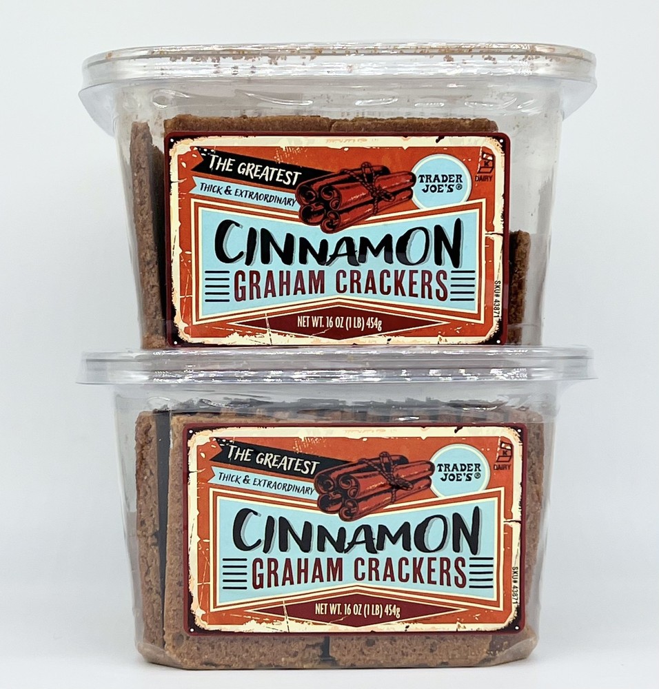 2 PACK Trader Joe’s The Greatest Cinnamon Graham Crackers Thick & Extraordinary