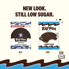 Individually Wrapped Cookies & Cream Stroopwafels – Low Sugar 3g – 12 Count