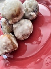 Keto Lemon Blueberry Glazed Donut Holes * Zero Net Carbs * Diabetic Friendly