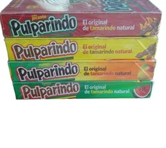 PULPARINDO 4 BOXS MEXICANA CANDY MANGO.WATERMOLON. TAMARIND O. TAMARIND 80 BARS