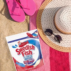 SWEDISH FISH Mini Red, White & Blue Soft & Chewy 1.8 Pound (Pack of 1),