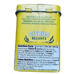 Citrus Delights Meyer Lemon Candy Pastilles (2 Tins) Sweet & Tangy Lemon Flavor