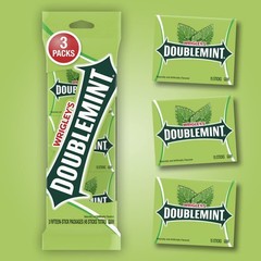 WRIGLEY’S Doublemint Chewing Gum Bulk Pack, 15 15 Count (Pack of 3), Green