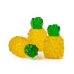 Premium 3D Gummy Pineapples Candy | Soft Chewy Tropical Fruit Sweets | Fun Treat