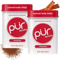 PUR Mints | Aspartame Free Mints | Made with Xylitol | Sugar Free,30 Pieces