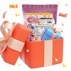 Spring sale GummyGlow Wax Candy 12oz Assorted Shapes, 5 Fruit Flavors, ASMR