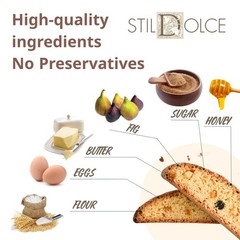 Italian SemiSoft Fig Biscotti | Made in Tuscany, Italy | Stildolce Traditiona…