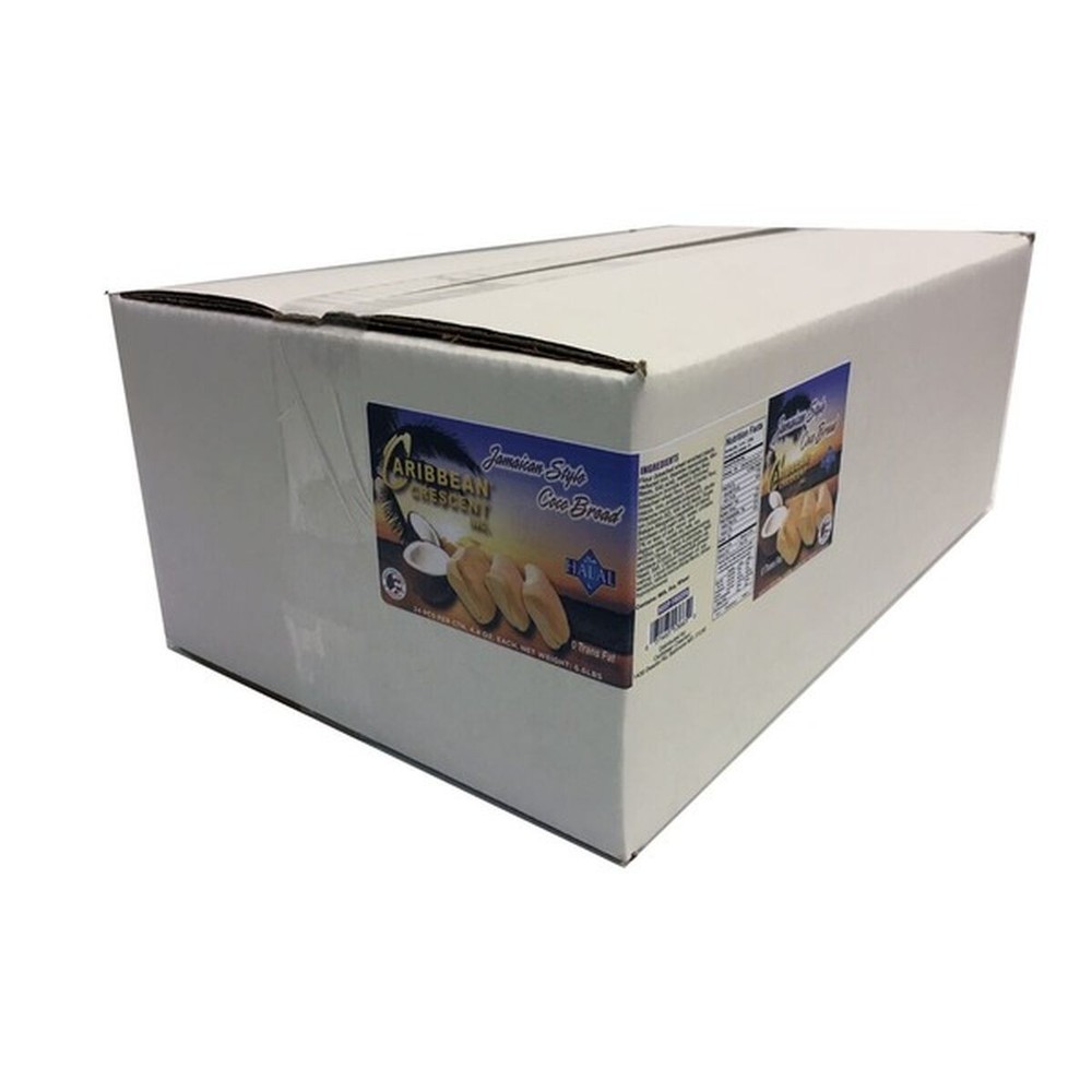 Royal Caribbean Bakery Jamaican Style Crescent Coco Bread 24 Ct