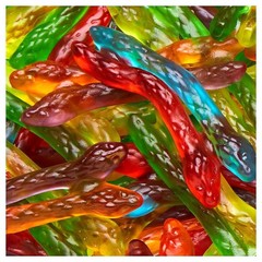 Twin Snakes Gummies Sweet and Sour Assorted Fruit Flavor Gummy Candy, 28.8 oz