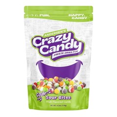 Andersen’s Crazy Candy Freeze Dried Candy – Freeze Dried Sour Bites, 4.2 Ounces