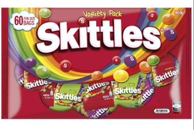 Skittles Variety Pack 60 pack 900g Value Pack