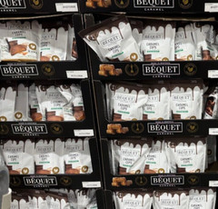 Bequet Caramel Cups 17.1 oz Milk Chocolate Celtic Sea Salt XL 1/2026 rare