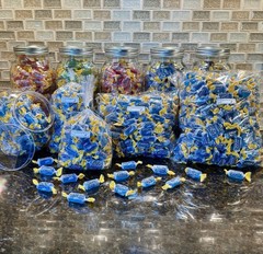Blue Raspberry Jolly Ranchers Bulk Hard Candy Fresh Wrapped 1 , 2, 3, 5 LB Bags