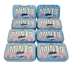 Big Sky Sugar Free Blue Raspberry Mints – 50 Count Tin (Pack of 8)
