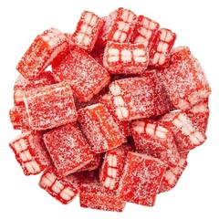 Bayside Candy Gummy Strawberry Bricks – Soft Strawberry – with Creamy Center
