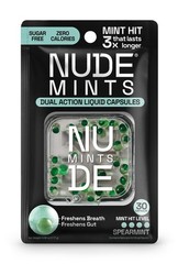 NUDE MINTS | Dual Action Liquid Capsules | Mouth Watering Mint – Lasts 3X Lon…