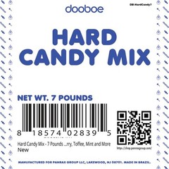 Dooboe Hard Candy Mix 7 Pounds Approx. 520 Pieces Big Bulk Hard Candies In…