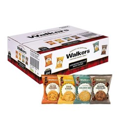 Walker’s Assorted Scottish Cookie Variety Pack – 100 Snack Packs (2 Cookies…