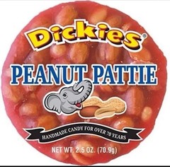 Lot Of 16 Dickies Peanut Pattie 2.5 oz Each Free Shipping Fresh Stock