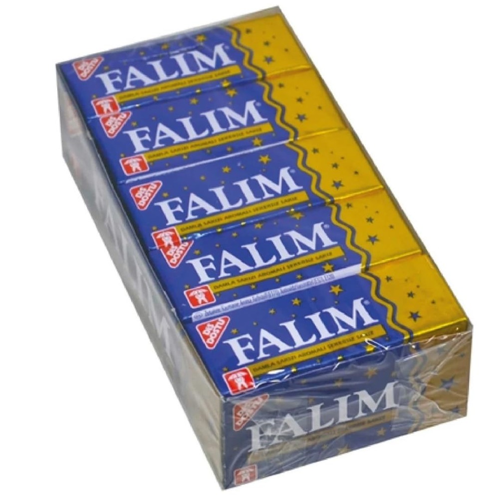 FALIM Sugar Free Chewing Gum 5 Pack 100 Pieces Mastic Flavor Tooth Friendly