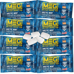– Military Energy Gum | 100Mg of Caffeine per Piece + Increase Energy