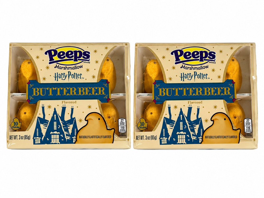 Pack of 2 PEEPS Harry Potter Butterbeer Marshmallow Treats (Best By: 09/2026)