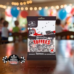 Walkers Nonsuch Liquorice Toffees Bag 5.29 Oz Ounce (Pack of 1), Red1