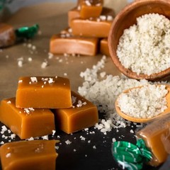 Made in USA 3-Pack Celtic Sea Salt Caramels 100% All Natural Gluten Free Kosher