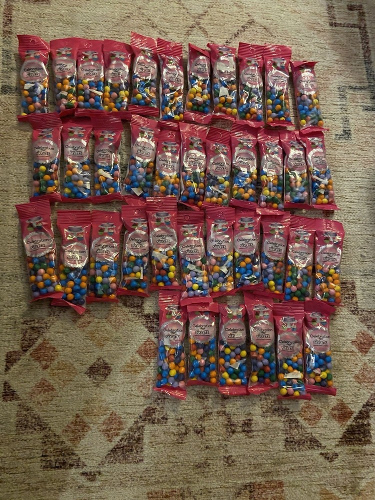 Celebration by Frey Sixlets chocolatey candies 33pk & free 6 Pk