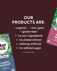 | Dark Chocolate Bars | Pure Dark Cocoa, Fair Trade, Organic, Non-Gmo, Gluten Fr