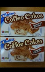 Hostess Coffee Cakes Cinnamon Streusel 2 Boxes 16 Cakes