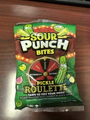 2X-Sour Punch Pickle Roulette Gummy Straw Bites-Pickle Bites hidden in every bag