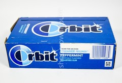 Wrigley’s Orbit PEPPERMINT Sugar Free Gum Value 12 pks 14 sticks pack 10/05/2026