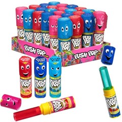 Push Pop Valentine’s Candy Variety Pack, 24Ct Bulk 24 Count, Blue