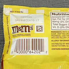 New! M&M’s Chocolate Candy (Bakery Collection) 1.5oz Cherry, PB, Lemon, Lot of 3