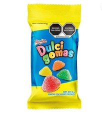 Gomitas Ricolino Dulci Gomas sabores frutales 63 g (4 Pcs)
