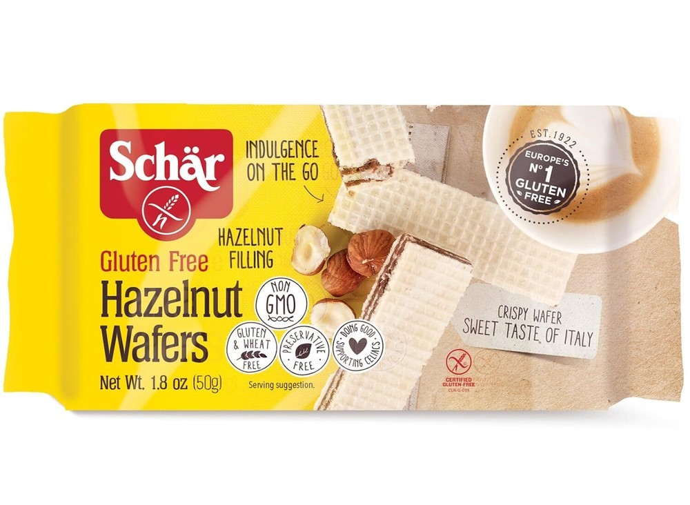 Schar Gluten Free Hazelnut Wafers 1.8 Oz