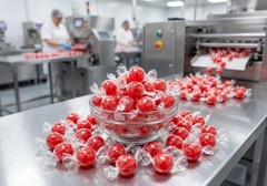 Jumbo Cherry Candy Balls with Gum Center – 1 lb Bulk Bag of Fresh Individuall…