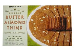 Trader Joe’s 7.05 oz BUTTER ALMOND THINS Belgian Cookies Biscuits * BB 6/2026 *