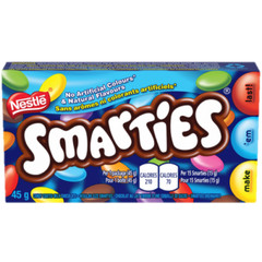 24x Smarties Candy Coated Chocolate Full Size 45g NESTLE Canada FRESH DELICIOUS