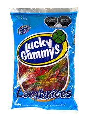 Lucky Gummys – Mexican Gummy Worms Fruit Flavors 1kg/ 2.2lb