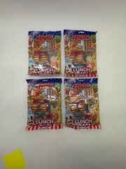 Efrutti Gummi Candy Lunch Bag 2.7 oz Pack 4 Assorted Novelty Shapes Party Favor